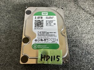 【送60サイズ】 WD WDC WD20EZRX-00D8PB0 2TB 使用5004時間 3.5インチSATA HDD 中古品