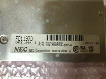 【送60サイズ】未チェックジャンク扱い NEC FD1137D PC-98など用FDD_画像4