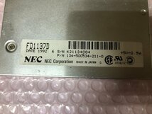【送60サイズ】未チェックジャンク扱い NEC FD1137D PC-98など用FDD_画像4
