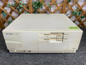 【送140サイズ】NEC　PC-9821As2/U2　486SX-33/MEM67.6MB/HDD欠 FDDよりDOS起動OK/FM音源音小さい