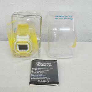 SE0125-213□カシオ Baby-G ベビージー 腕時計 BG-360-9T フロストレモン 10気圧防水 デジタル 不動 動作未確認 ジャンク