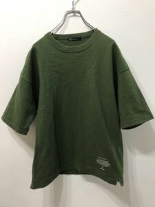 日本製　ガルニ　Tシャツ 半袖 カーキ　M 無地　