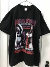 Tシャツ 半袖 プロレスリングWAVE クソ女ナイト　女子プロレス　野崎渚　宮崎有妃　L_画像1