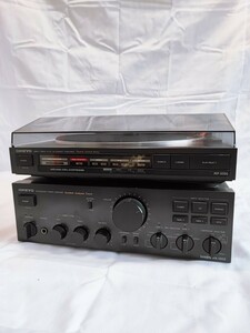 ONKYO MP-1000 MA-1000 2点セット オンキョー レコードプレーヤー ターンテーブル アンプ プレーヤー 当時物 コレクション(012315)