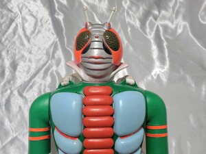 ③ 放送当時物 ポピー ジャンボマシンダー 仮面ライダーV3 全長約６０㎝ ビッグサイズフィギュア 旧バンダイ ソフビ 怪人 ブルマァク 　