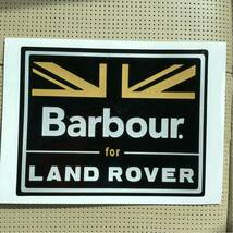 ステッカー Barbour for LANDROVER_画像3