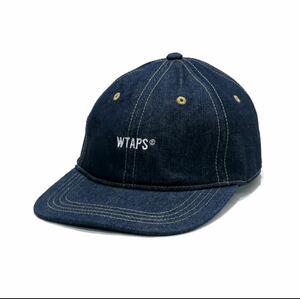 激レア☆WTAPS 19AW T-6H 02/CAP.COTTON.DENIM 192MYDT-HT01 ダブルタップス デニム 6パネル キャップ インディゴ 帽子 YX