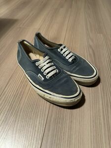 激レア☆VANS☆MADE IN USA 80年代中期〜90年代前期 authentic US8 26cm オーセンティックバンズ old vans dead stock ビンテージ