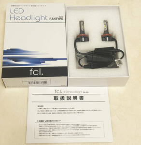 LED ヘッドライトH8/H9/H11/H16 fcl FL-03 動作確認済み