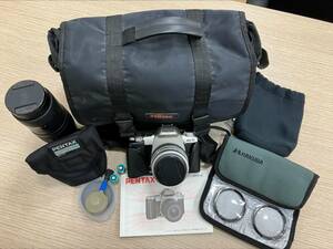 #12640 ペンタックス PENTAX MZ-50 一眼レフ フィルムカメラ PENTAX レンズ各種 付属品 オマケ付 動作未確認