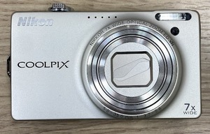 #18357 ニコン Nikon Coolpix S6000 Nikkor 7x Wide バッテリー付き コンパクトデジタルカメラ