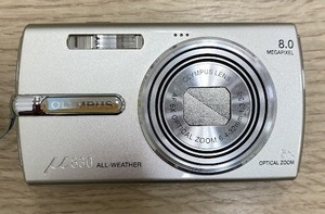 #13238 OLYMPUS オリンパス デジタルカメラ U830 ALL-WEATHER 8.0 MEGAPIXEL 5x OPTICAL ZOOM 中古品 充電器なし 動作未確認