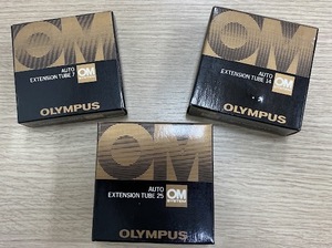 #13239 OLYMPUS AUTO EXTENSION TUBE 25＆14＆7 3点セット 箱&取説付き 美品　未使用長期保管品