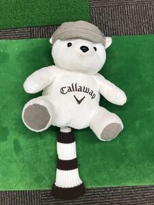 超お値打ち出品 入手困難品 Callaway ベアーヘッドカバー DW用 ホワイト used超美品