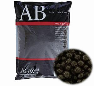 AGW アマゾニアベースソイル ノーマルブラック9L 高機能底床素材