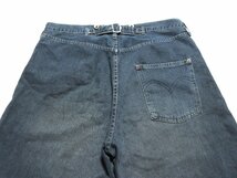 未使用に近い LEVI'S リーバイス ネバダ タイプ/ジーンズ/デニム/W36/ヴィンテージ/ユーズド加工/日本製/ウエストボタン/バックシン_画像4