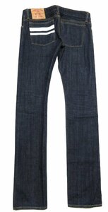 極美品 MOMOTARO JEANS 桃太郎ジーンズ 7103UP/ローライズ/スリムフィット/ジーンズ/デニム /レディースW30/インディゴ/日本製