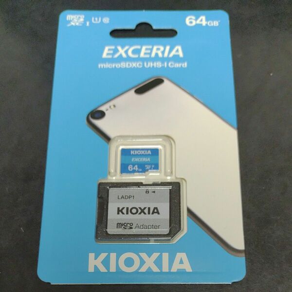 KIOXIA microSDカード 64GB アダプタ付 旧東芝