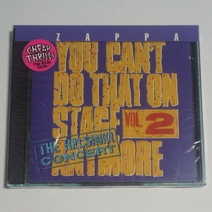 未開封新品★FRANK ZAPPA「You Can't Do That On Stage Anymore Vol.2」2CD　フランク・ザッパ