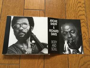 ★ENJA アーチー・シェップ&リチャード・デイヴィスのデュオ作！ARCHIE SHEPP&RICHARD DAVIS ※セロニアス・モンクの曲も収録