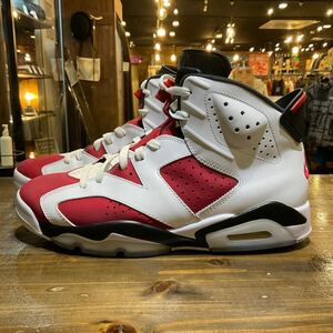 AIR JORDAN 6 RETRO エアジョーダン6レトロ カーマイン CT8529-106 size 29cm 中古品 本体のみ