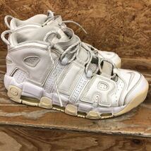 ★1円スタートNIKE ナイキ AIR MORE UPTEMPO 921948-100 ホワイト　27.5cm_画像2