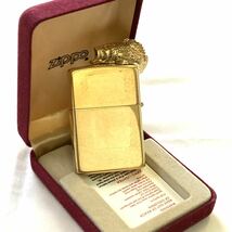 ★ZIPPO ジッポー ゴールド しゃちほこ 鯱 立体 トリック 魚 1992年_画像2