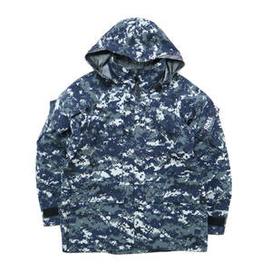 ВМС США 2014 г. ВМС США USN NWU US военный военный гору Gore Tex Parker Jacket Digital Camo Digikamo Camouflage Gore-Tex Винтажная старая старая одежда S XS