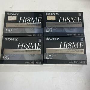 未開封　SONY 4個セット Hi8ME METAL EVAPORATED テープ ８m　ビデオカセットテープ