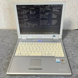 東芝 CX1/212CE PACX1212CMPW Celeron M BIOS起動,動作ジャンク WindowsXP ノートパソコン 12型 dynabook/トウシバ