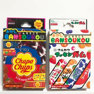 キャラクター絆創膏 ばんそうこう チュッパチャプス フーセンガム 救急絆創膏