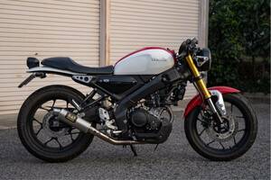 YAMAHA XSR155 カフェレーサー　ローダウン　セパハン　カスタム　ヨシムラ