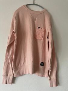 ALPHA INDUSTRIES アルファ スウェットトレーナー 長袖　ピンク　M