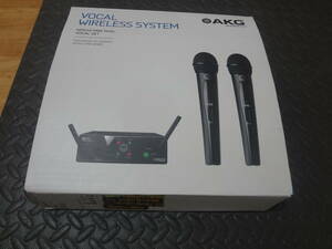 現状中古品　AKG WMS40 PRO MINI ワイヤレスマイク　セット音出し確認元箱取説あり。