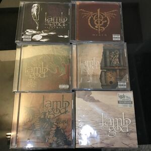 Lamb of God CD6枚セット Ashes of the wake, new American gospel, Wrath, Sacrament, Sturm und drans, Resolution、ラムオブゴッド