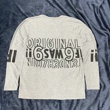 テンダーロイン ロングスリーブ TEE 3A アッシュ サイズ M tenderloin LONG SLEEVE TEE 3A ASH size M 22ss 新品 未使用保管品_画像3