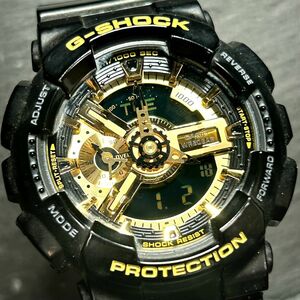 海外モデル CASIO カシオ G-SHOCK ジーショック GA-110GB 腕時計 クオーツ アナデジ カレンダー 多機能 新品電池交換済み 動作確認済み