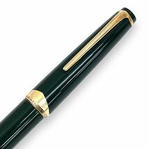 18k 希少 60s MONTBLANC モンブラン 万年筆 文房具 筆記用具 マイスターシュテュック MEISTERSTUCK NO14 生産終了 吸入式 グリーン 18金_画像2