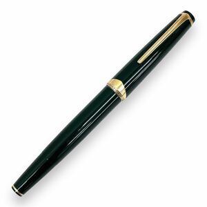 18k 希少 60s MONTBLANC モンブラン 万年筆 文房具 筆記用具 マイスターシュテュック MEISTERSTUCK NO14 生産終了 吸入式 グリーン 18金