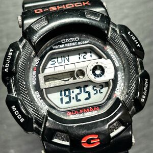 海外モデル CASIO カシオ G-SHOCK ジーショック GULFMAN ガルフマン G-9100-1 腕時計 クオーツ デジタル 多機能 カレンダー 動作確認済み