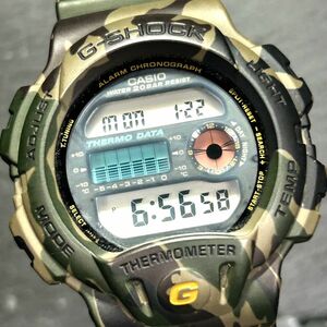 美品 CASIO カシオ G-SHOCK ジーショック DW-6100 腕時計 クオーツ デジタル カレンダー 多機能 ステンレススチール 動作確認済み メンズ