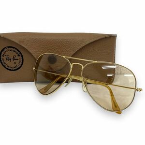 Ray-Ban レイバン サングラス 眼鏡 小物 アイウェア ファッション ブランド ティアドロップ アビエーター AVIATOR ブラウン ケース付き