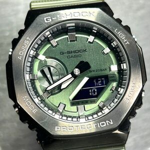 新品 CASIO カシオ G-SHOCK ジーショック GM-2100B-3A 腕時計 クオーツ アナデジ カレンダー 多機能 ラバーバンド ステンレススチール