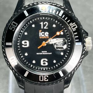 美品 icewatch アイスウォッチ 000123 ユニセックス 腕時計 アナログ 10気圧防水 クオーツ シリコンバンド 新品電池交換済み 動作確認済み