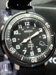 LOWERCASE 限定コラボモデル 新品 セイコー SEIKO プロスペックス PROSPEX ダイバースキューバ ソーラー 腕時計 ナイロン ツナ缶 SBDJ027