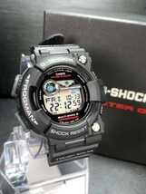 超美品 CASIO カシオ G-SHOCK ジーショック FROGMAN フロッグマン GWF-1000-1JF マスターオブG 電波ソーラー 腕時計 200m潜水用防水_画像3