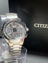 超美品 シチズン CITIZEN エクシード EXCEED サテライトウェーブ 正規品 腕時計 F900 CC9050-53E GPS衛星電波時計 高級腕時計 動作確認済み_画像3