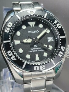 限定品 新品 SEIKO セイコー PROSPEX プロスペックス SUMO スモウ ダイバースキューバ 機械式 自動巻き 腕時計 黒 ブラック 銀 SBDC031