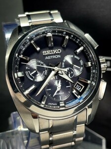 超美品 セイコー SEIKO アストロン ASTRON ソーラー電波 GPS衛星電波 GPSソーラー 腕時計 グローバルライン スポーツ SBXC067 5Xシリーズ