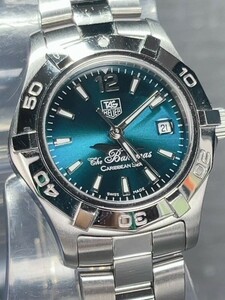 限定モデル 1000本限定 バハマ カリビアンシー 新品 TAG HEUER タグホイヤー アクアレーサー WAF141R BA0812 300m防水 ブルー 腕時計